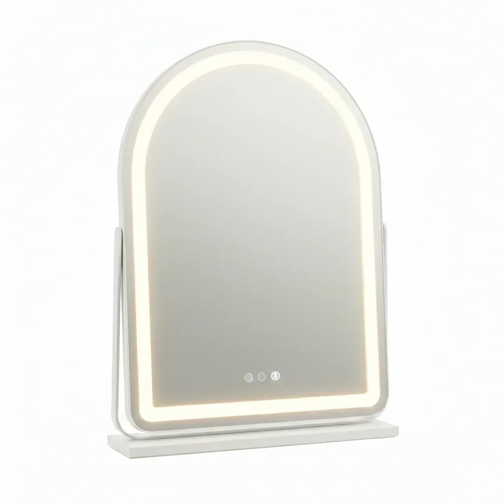 ArcLume - Miroir Arqué LED pour Studio Professionnel - Mecor
