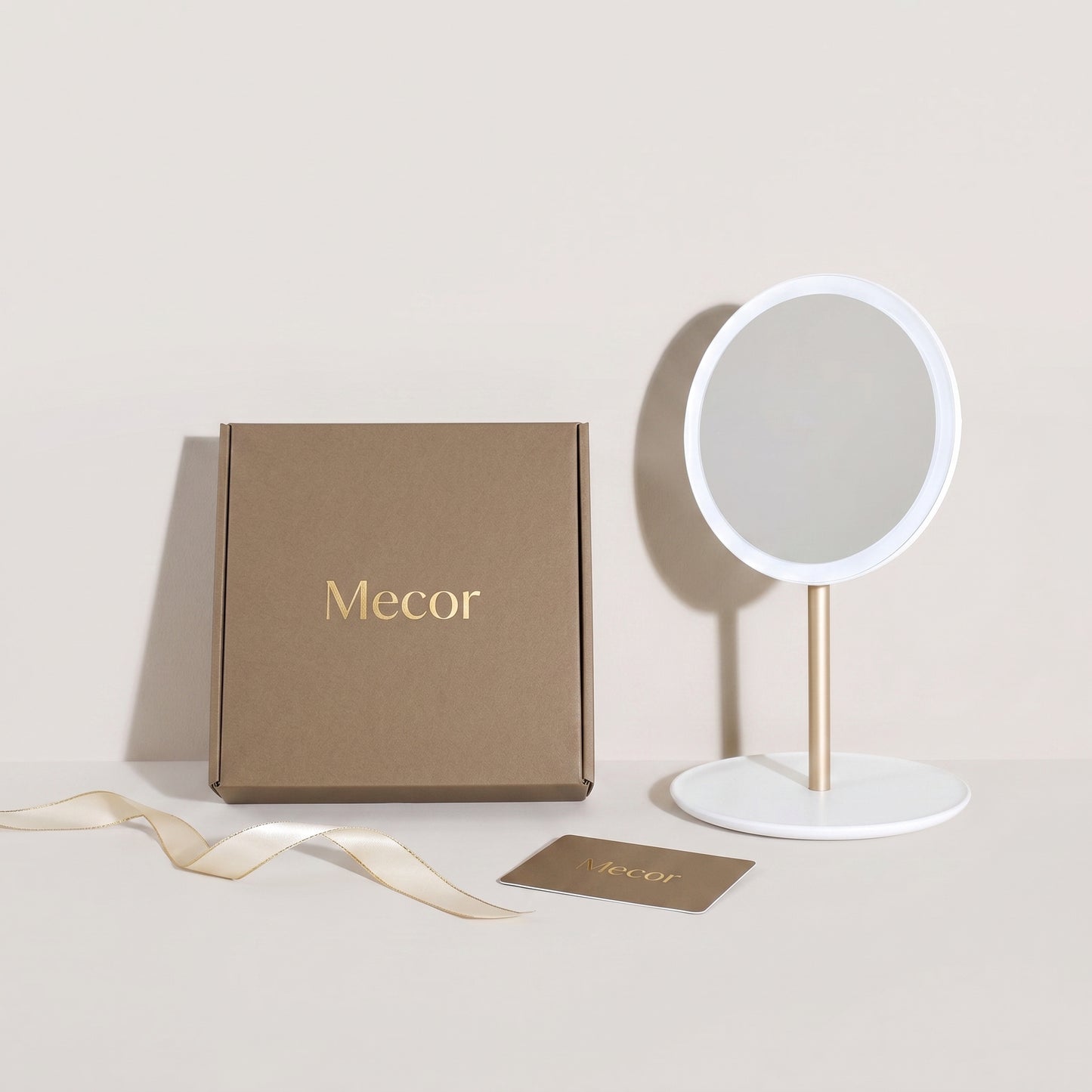 Lumivère – Miroir Maquillage LED Rechargeable