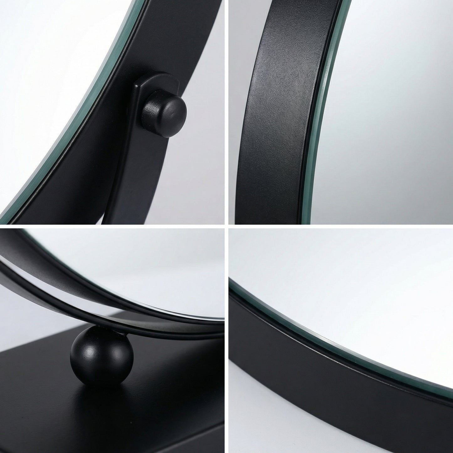 Miroir à Poser Noir Mat Sophistiqué