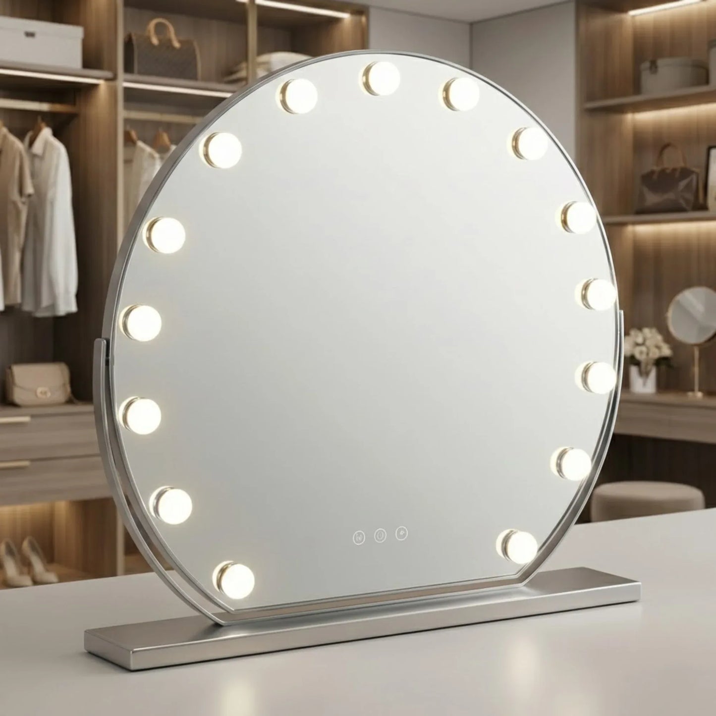 Miroir Maquillage Éclat LED