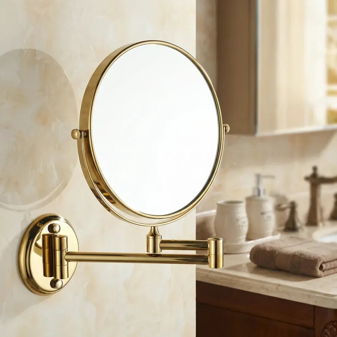 LUVIA - Miroir Mural Double Face - Mecor