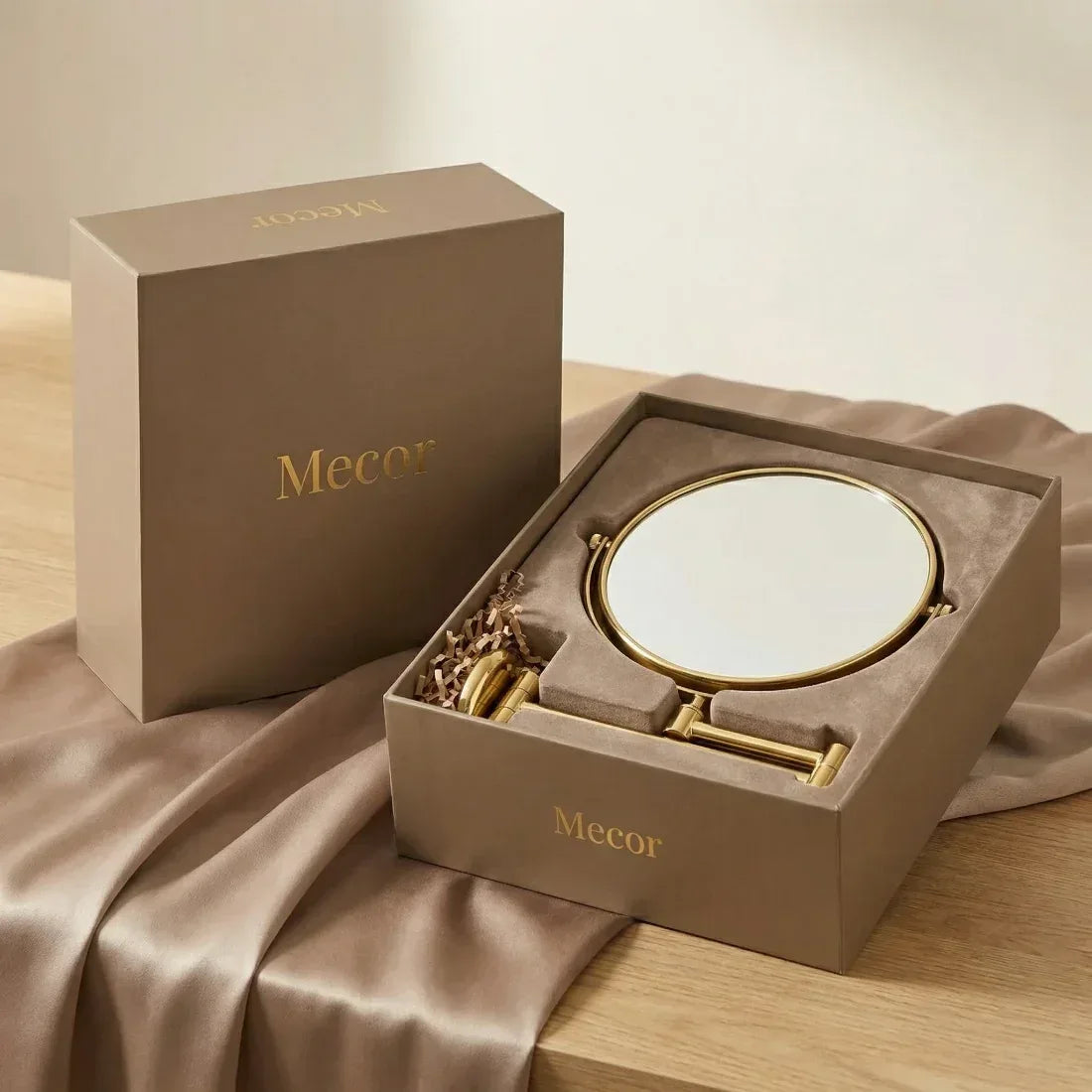 LUVIA - Miroir Mural Double Face - Mecor