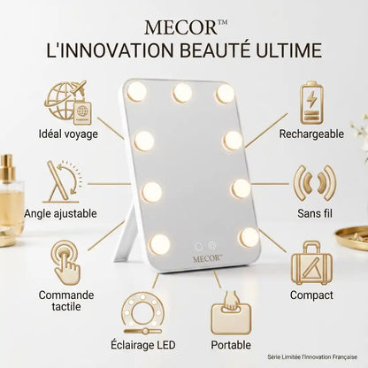 Lumelle – Miroir Coiffeuse Lumineux LED
