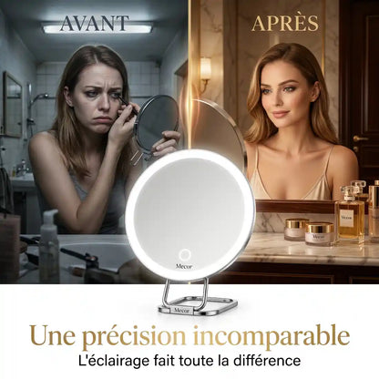Lumière – Miroir Coiffeuse avec Lumière LED