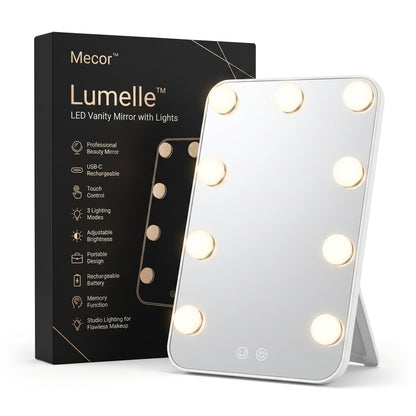 Lumelle – Miroir Coiffeuse Lumineux LED