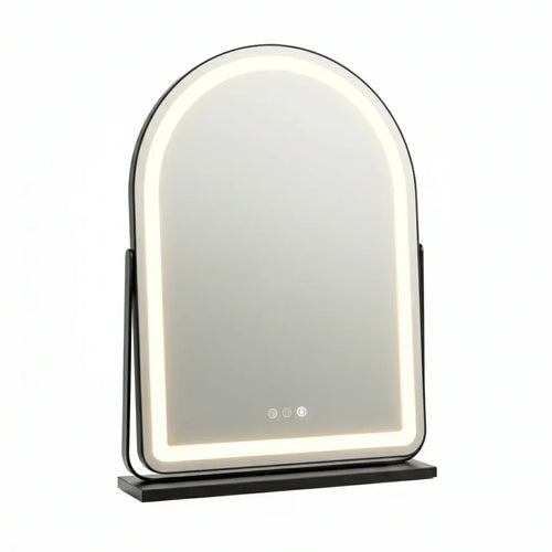 ArcLume - Miroir Arqué LED pour Studio Professionnel - Mecor