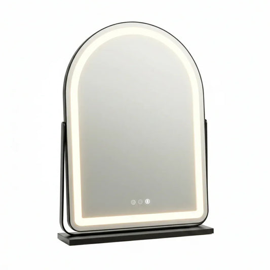 ArcLume - Miroir Arqué LED pour Studio Professionnel - Mecor