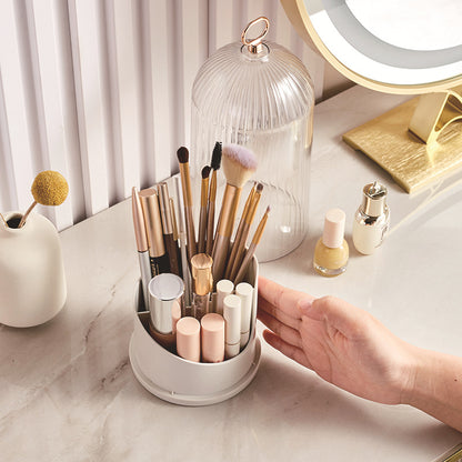 Clochère – Organisateur Maquillage Rotatif sous Cloche