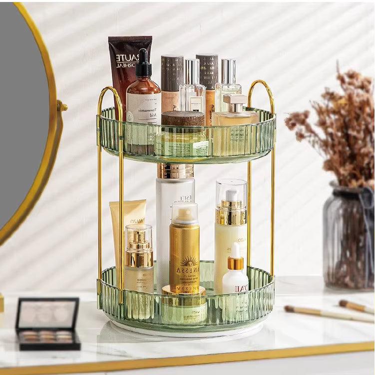 Veluria – Organisateur Maquillage Vanité 2 Niveaux