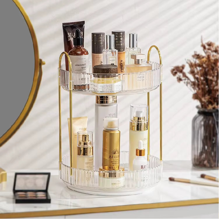 Veluria – Organisateur Maquillage Vanité 2 Niveaux