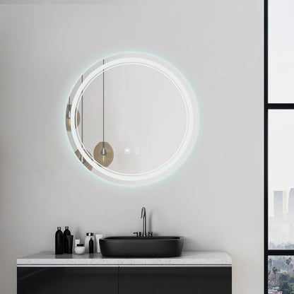 Circléa – Miroir LED Rond Mural Anti-Buée