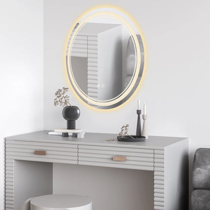 Circléa – Miroir LED Rond Mural Anti-Buée