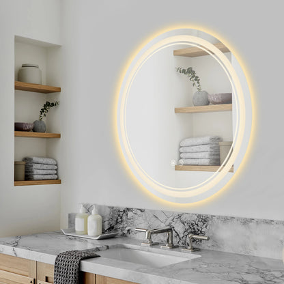 Circléa – Miroir LED Rond Mural Anti-Buée