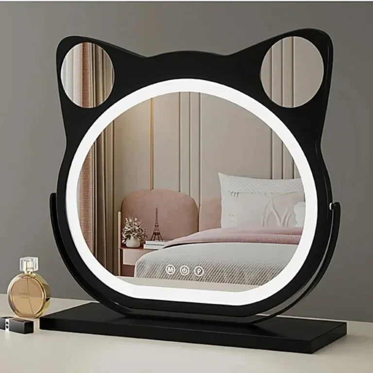Miroir LED Chat Luvora - Mecor