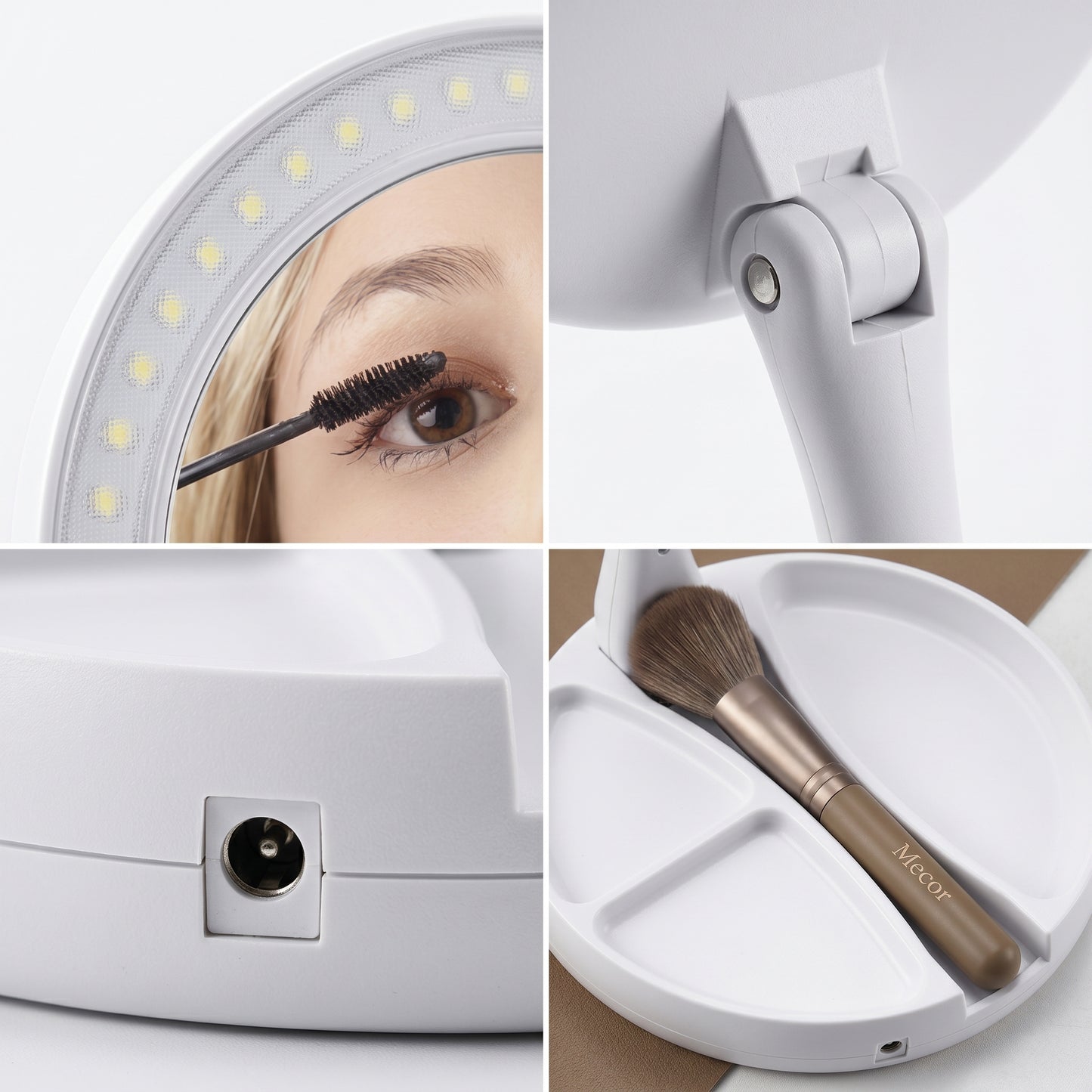 Lumiréva – Miroir de Coiffeuse LED Grossissant
