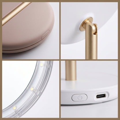 Lumivère – Miroir Maquillage LED Rechargeable