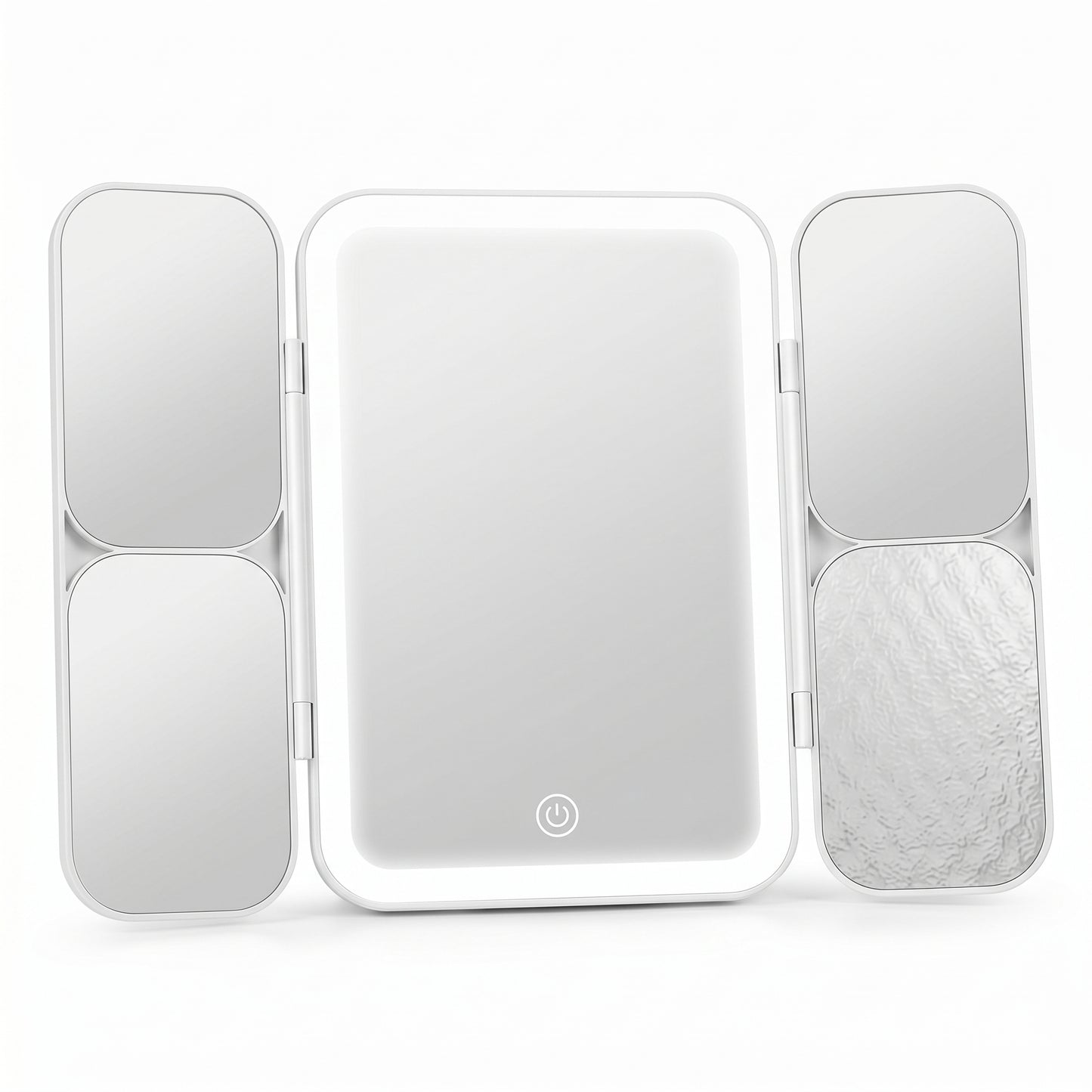 Lumirève – Miroir de Coiffeuse LED Triptyque Grossissant