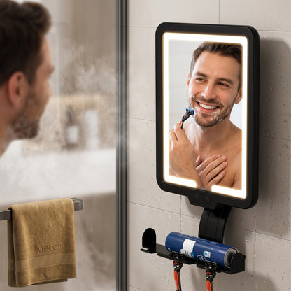 Clarène – Miroir LED Anti-Buée Mural pour Douche et Rasage