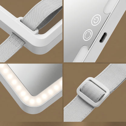 Visorée – Miroir Maquillage Voiture LED