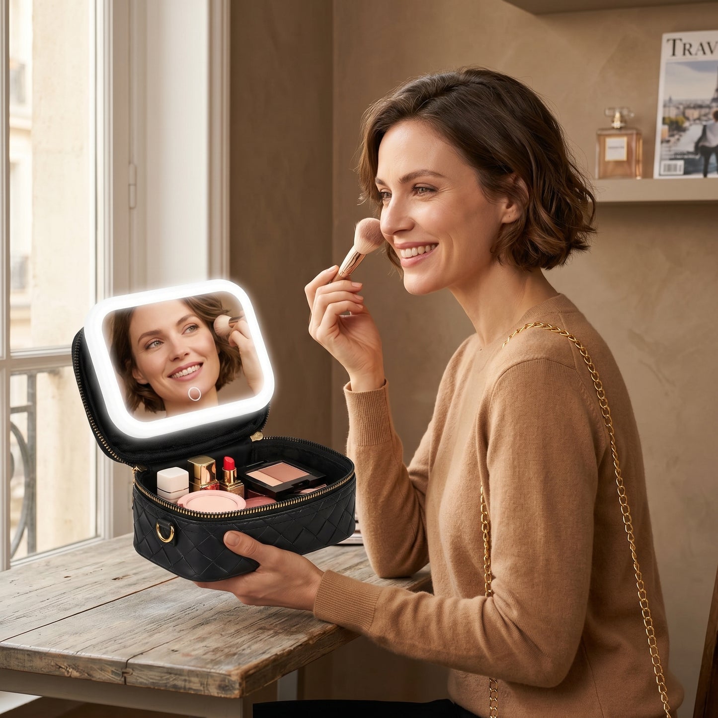 Lumivane – Trousse Maquillage Miroir LED