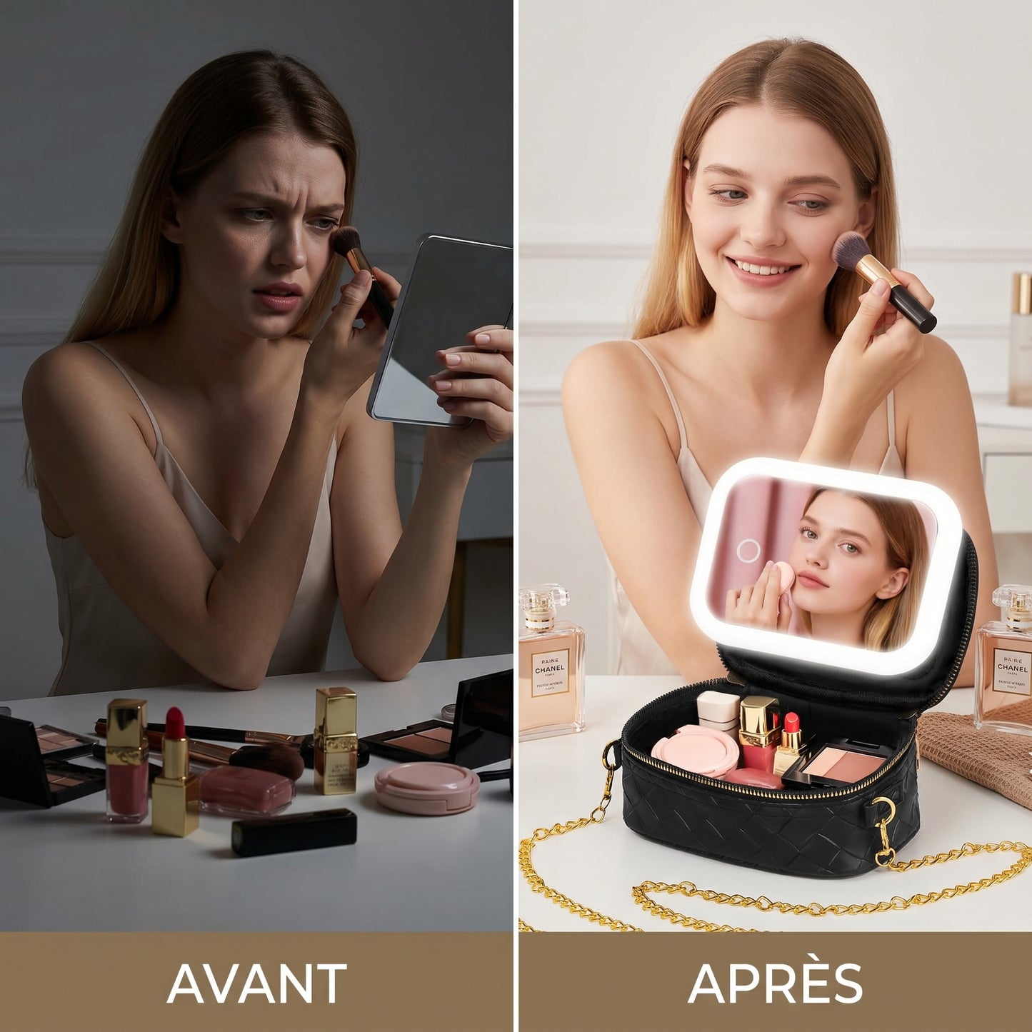 Lumivane – Trousse Maquillage Miroir LED