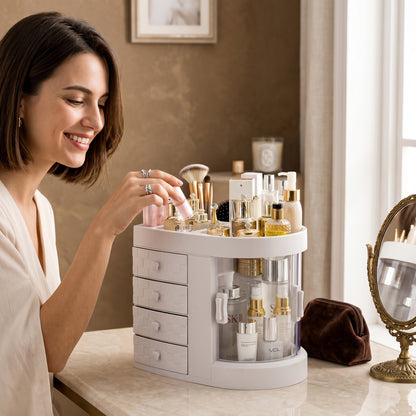 Velorie – Organisateur Maquillage Boîte de Rangement Cosmétiques
