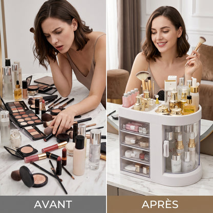 Velorie – Organisateur Maquillage Boîte de Rangement Cosmétiques