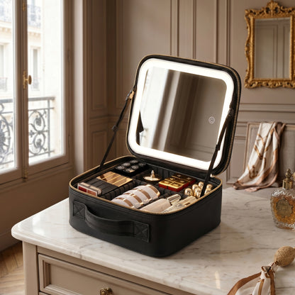 Lumivane – Trousse Maquillage Miroir LED Voyage