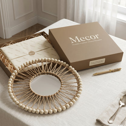 Valéa – Miroir Mural Décoratif Tressé
