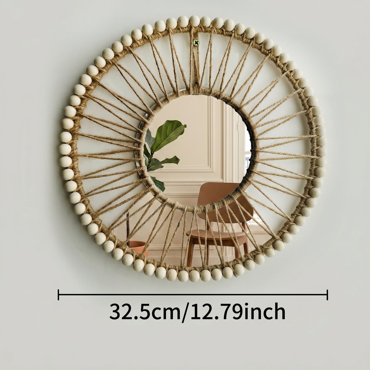 Valéa – Miroir Mural Décoratif Tressé