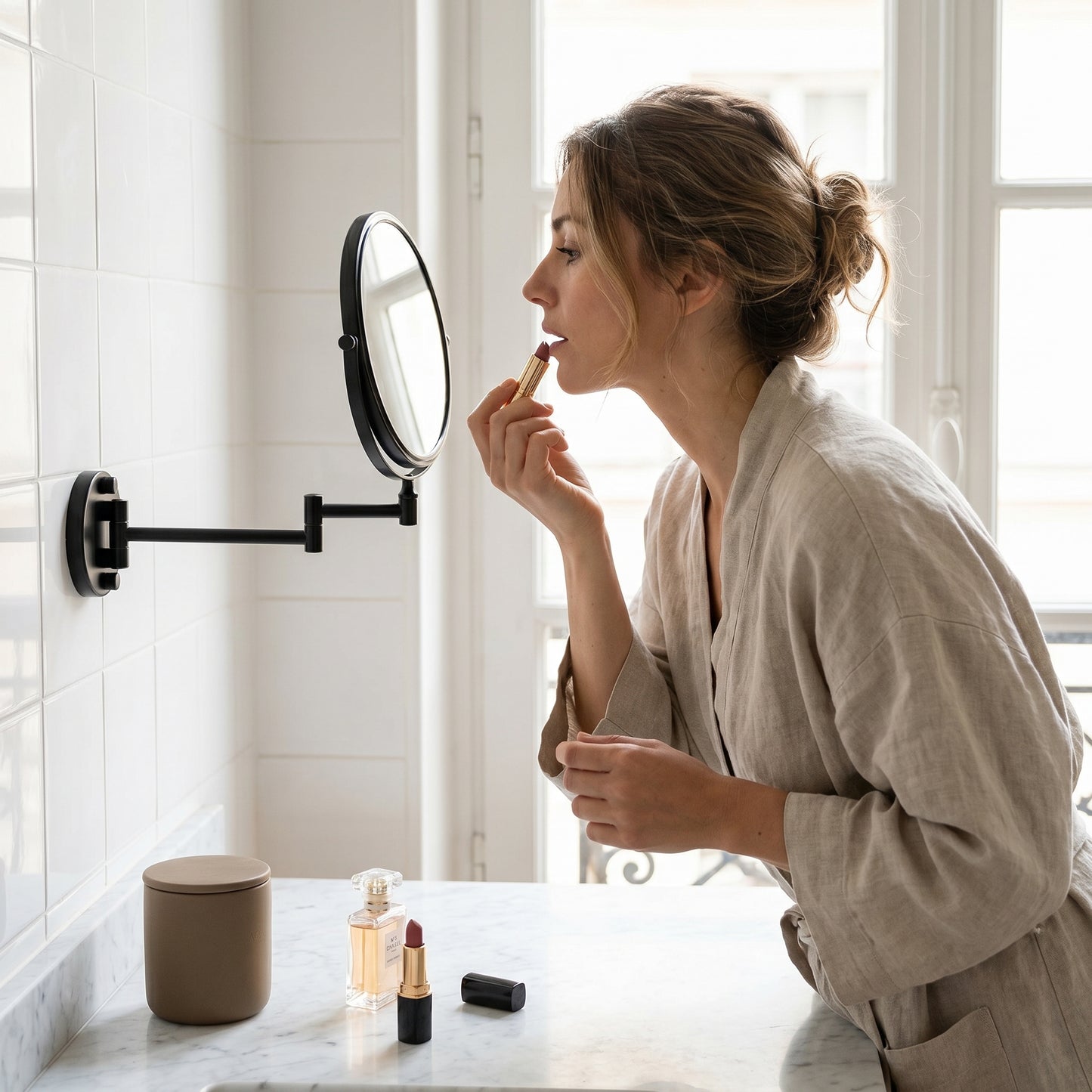 Miravène – Miroir Maquillage Mural Grossissant Double Face