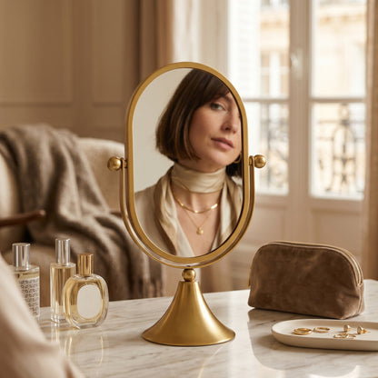 Glorène – Miroir Coiffeuse Pivotant