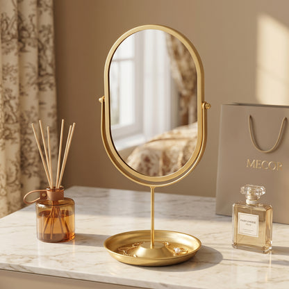 Aurorève – Miroir Coiffeuse Ovale Rotatif
