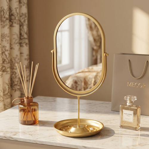 Aurorève – Miroir Coiffeuse Ovale Rotatif