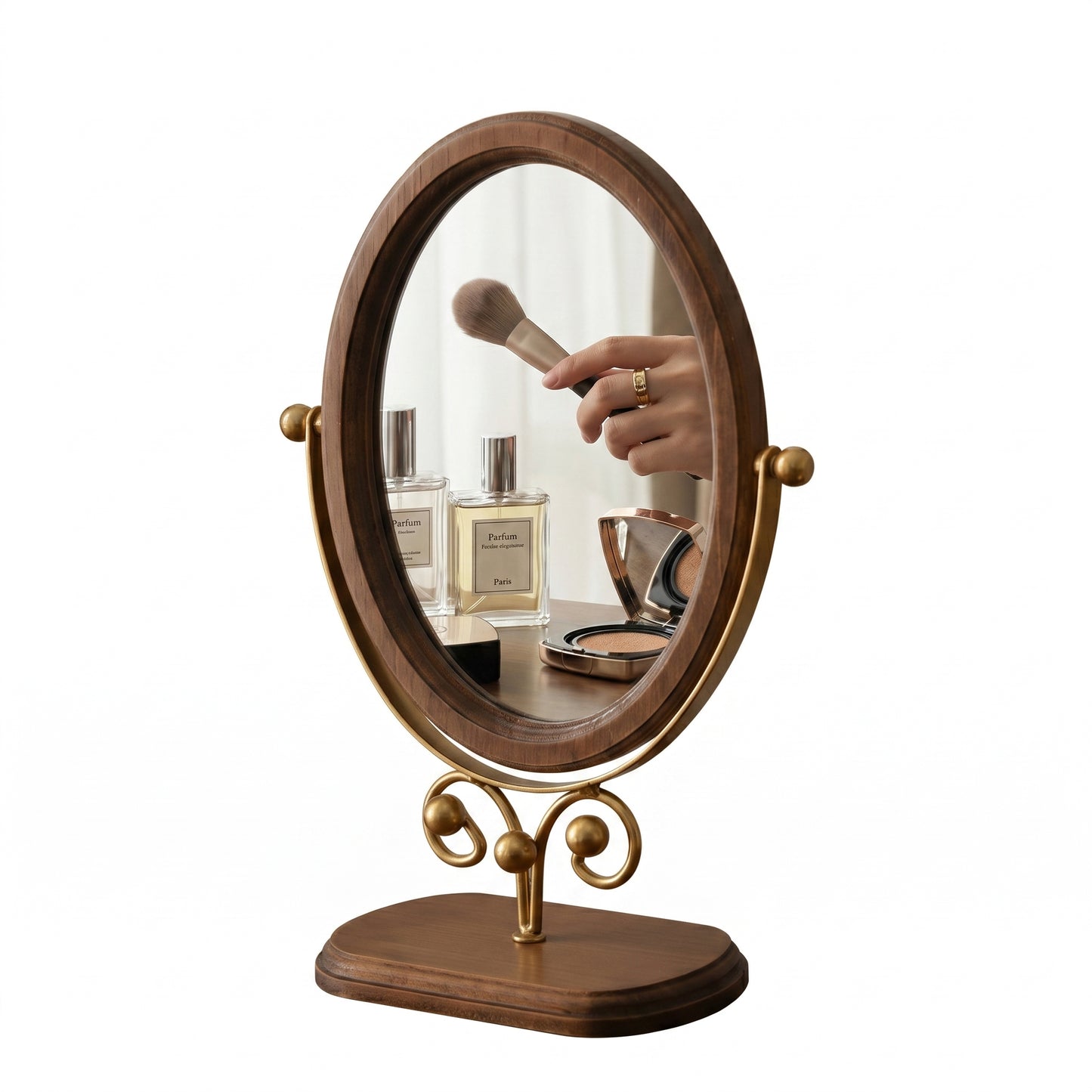 Mirovel – Miroir Coiffeuse Ovale Rétro
