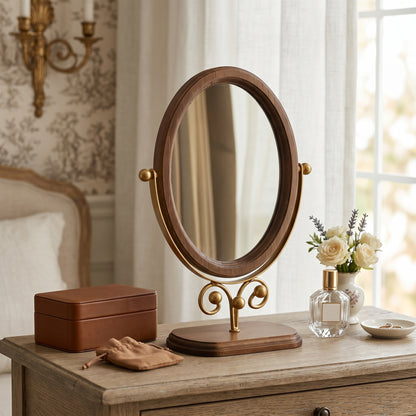 Mirovel – Miroir Coiffeuse Ovale Rétro