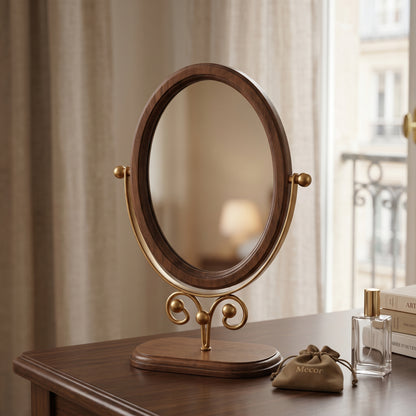 Mirovel – Miroir Coiffeuse Ovale Rétro