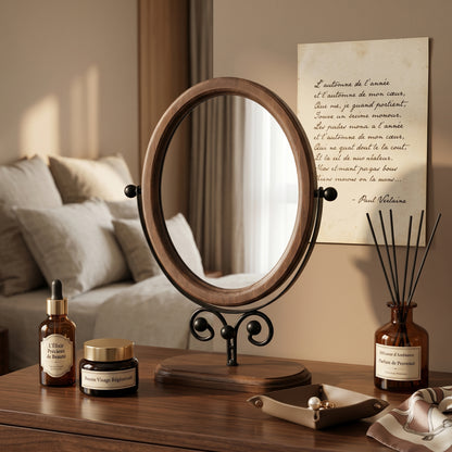 Mirovel – Miroir Coiffeuse Ovale Rétro