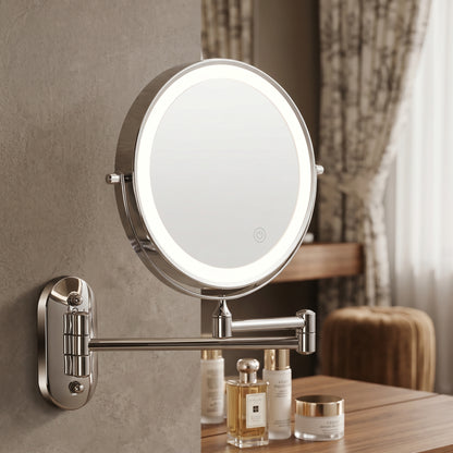 Lumivara – Miroir Grossissant Lumineux LED Mural