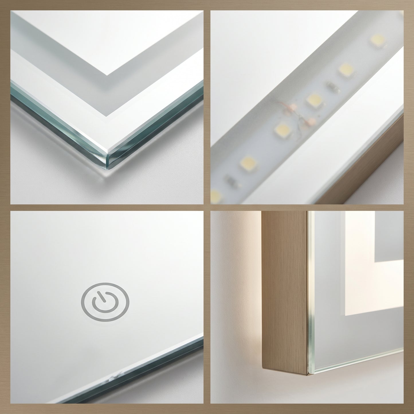 Lumireve – Miroir LED Coiffeuse Mural