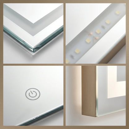 Lumireve – Miroir LED Coiffeuse Mural