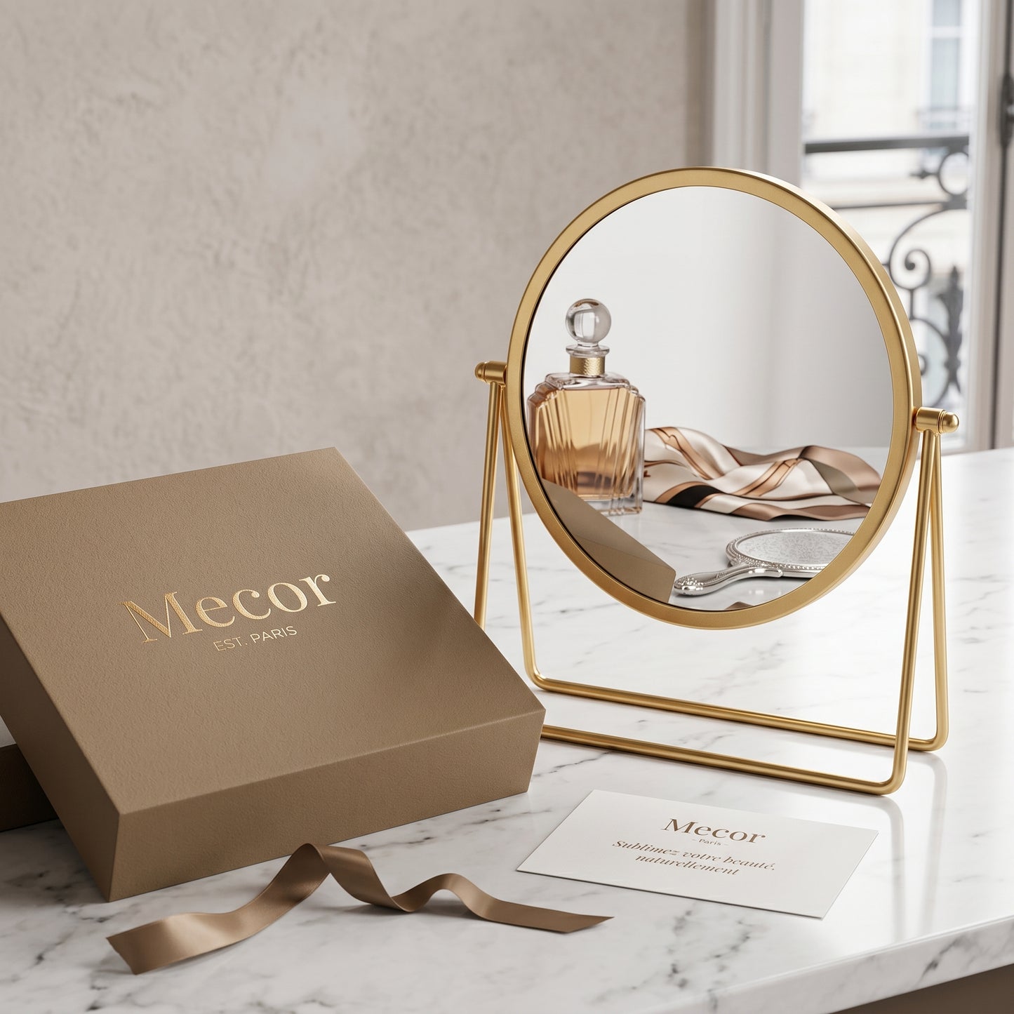 Miravel – Miroir Coiffeuse Rotatif
