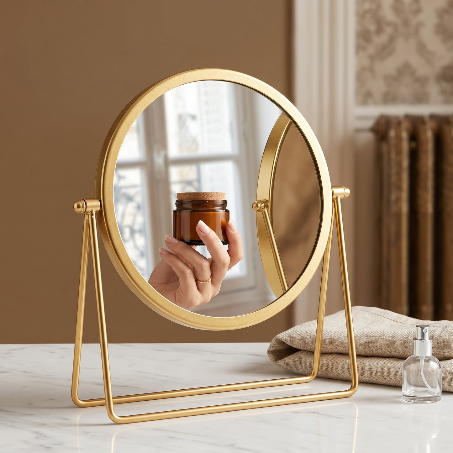 Miravel – Miroir Coiffeuse Rotatif