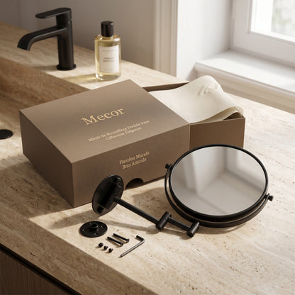 Miravèle – Miroir Maquillage Mural Double Face Grossissant