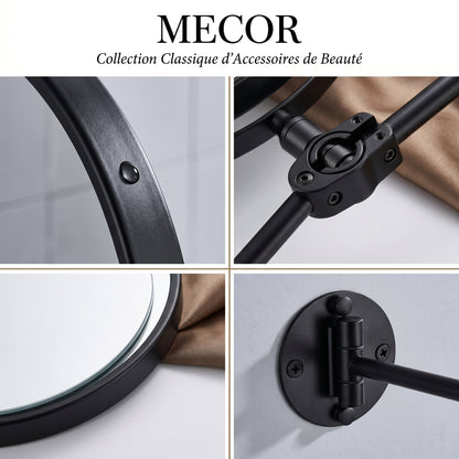 Miravèle – Miroir Maquillage Mural Double Face Grossissant
