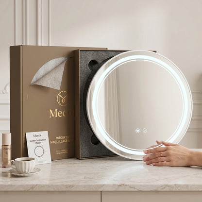 Circléa – Miroir LED Rond Mural Anti-Buée