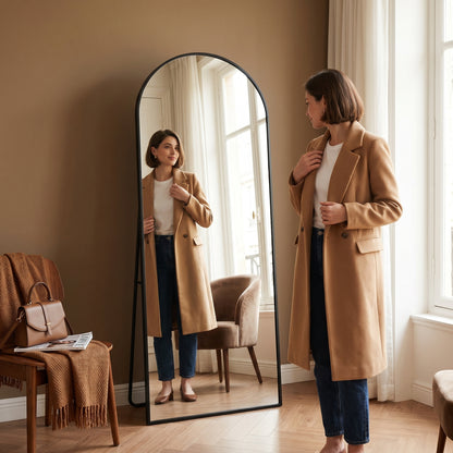 Arcevo – Miroir sur Pied Pleine Longueur Arqué