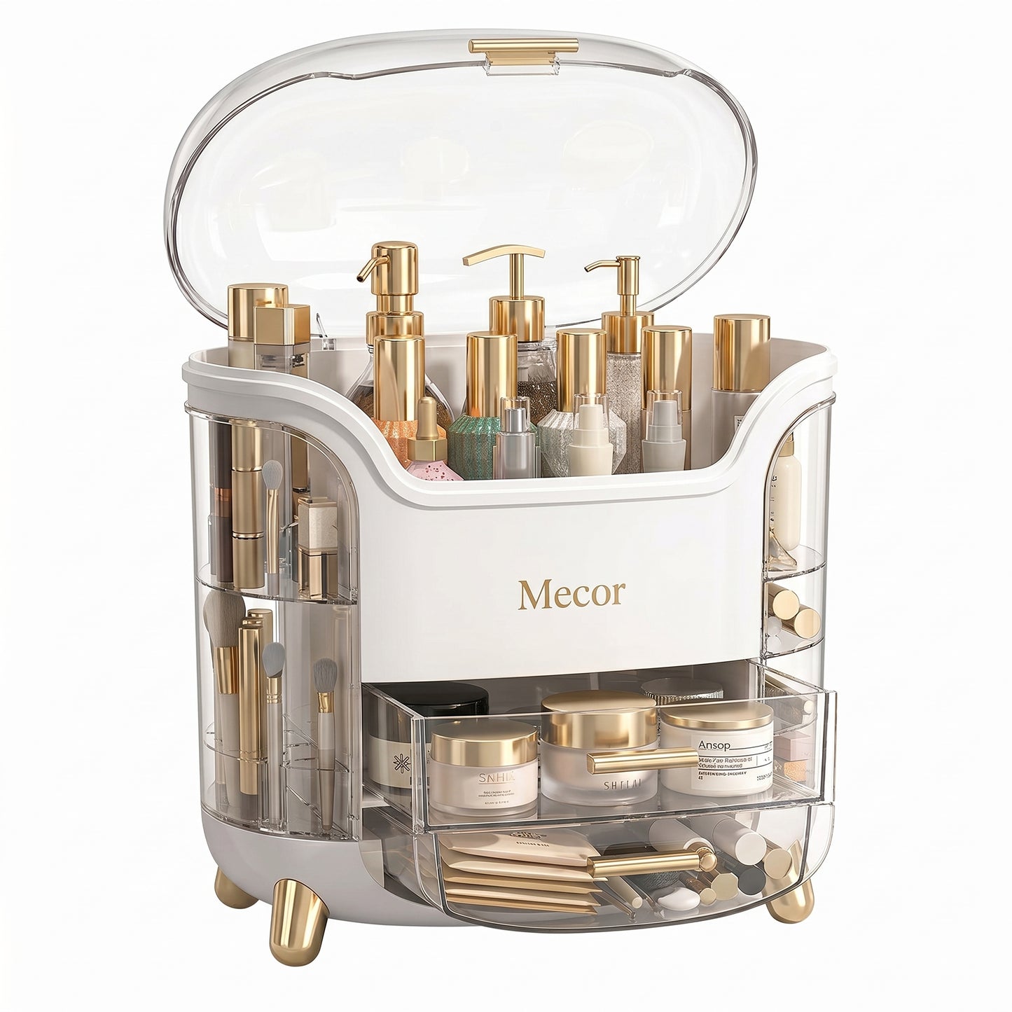 Glorvex – Organisateur Maquillage Boîte de Rangement Cosmétiques