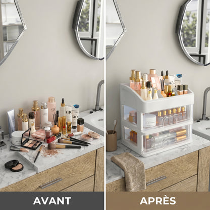 Clarévo – Organisateur Maquillage avec Tiroirs