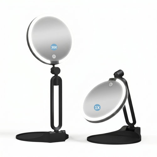 Miravox – Miroir de Maquillage LED Double Face Grossissant